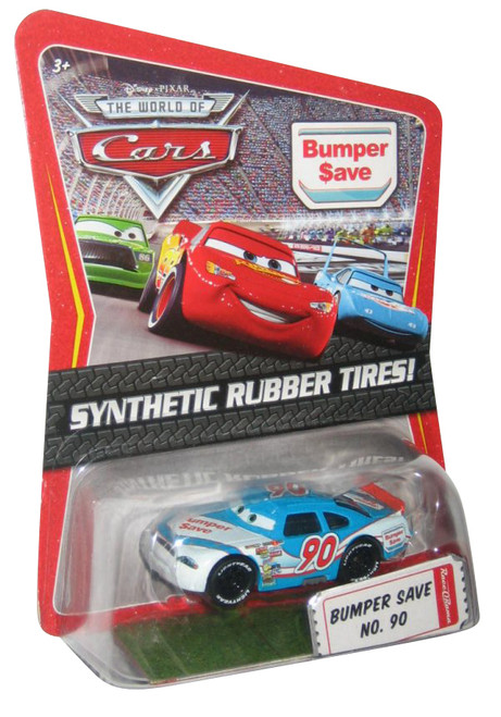 Disney Cars Movie Synthetic Rubber Tires Bumper Save No. 90 Die Cast Toy Car