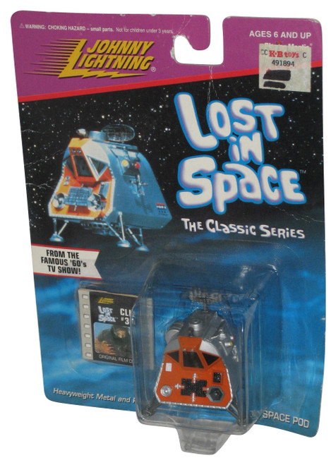 Lost In Space Johnny Lightning Space Pod Classic Series Toy Vehicle w/ Clip #30