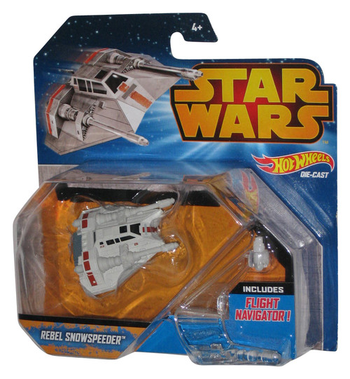 Star Wars Hot Wheels Starship Rebel Snowspeeder (2014) Mattel Toy Vehicle