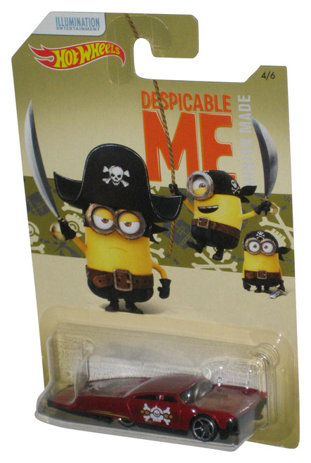 Despicable Me Minions Slikt Back (2017) Hot Wheels Toy Car 4/6