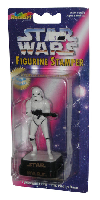 Star Wars Stormtrooper Figurine Stamper (1997) RoseArt Stamp Toy