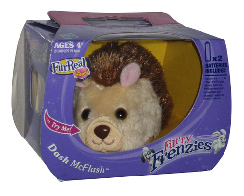 Zhu Zhu Furreal Furry Frenzies Dash McFlash Hedgehog (2010) Tiger Plush Toy