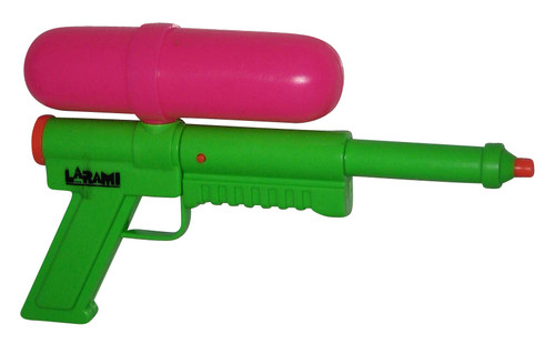 Larami (1992) Vintage Mini Soaker Green & Purple Kids Water Gun
