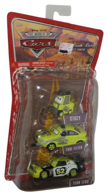 Disney Pixar World of Cars Team Leak Less Stacy Earl Filter Toy Car Gift Pack - (Plastic Loose From Blister Card)