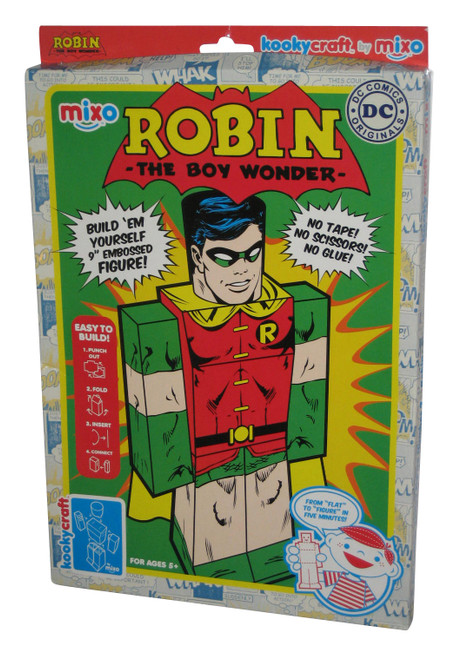DC Superheroes Batman Robin Mixo Kooky Craft 9" Embossed Figure Kit
