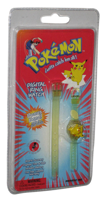 Pokemon Innovative Time (1999) Pikachu Digital Ring Watch