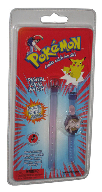 Pokemon Innovative Time (1999) Mew Digital Ring Watch