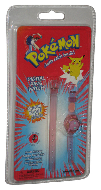 Pokemon Innovative Time (1999) Jigglypuff Digital Ring Watch