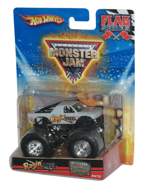 Hot Wheels Monster Jam (2009) Ragin Steel Flag Series Toy Truck #34 of 75