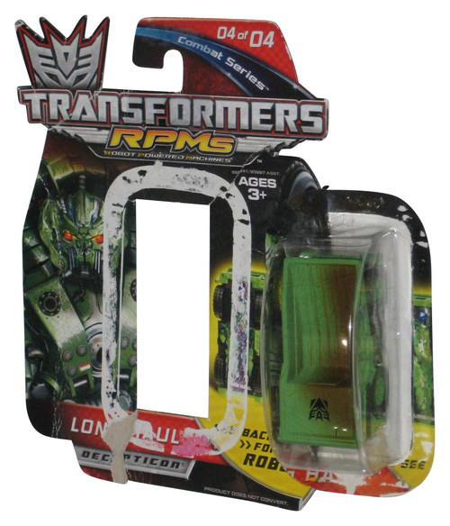 Transformers RPMs (2009) Long Haul Combat Series 04 Toy Car Vehicle - (Plastic Loose From Blister Card)