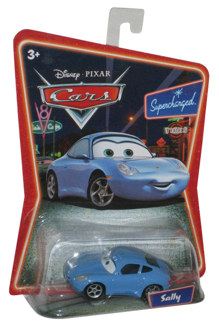 Disney Pixar Cars Movie Sally Supercharged Mattel Die-Cast Toy Car