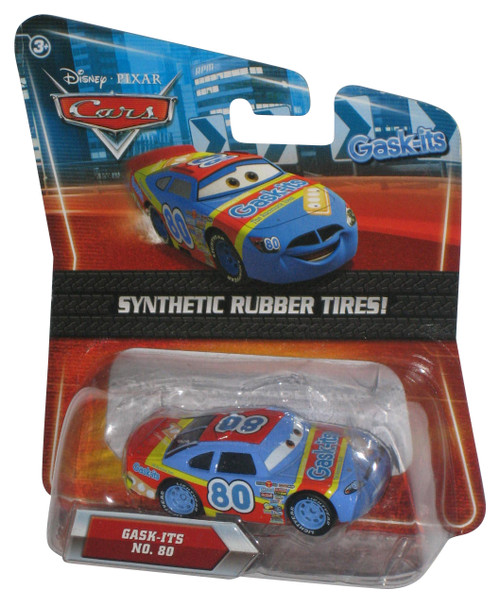 Disney Cars Movie Exclusive Synthentic Rubber Tires Gask-Its Car #80