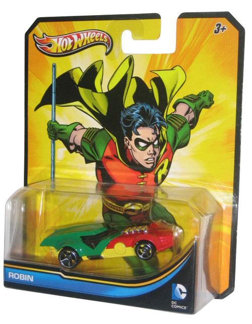 DC Comics Batman Robin Hot Wheels (2012) Die Cast Toy Car