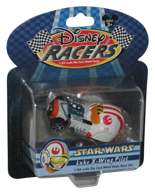 Disney Store Theme Park Racers Star Wars Tours Luke X-Wing Pilot Die-Cast Toy Car