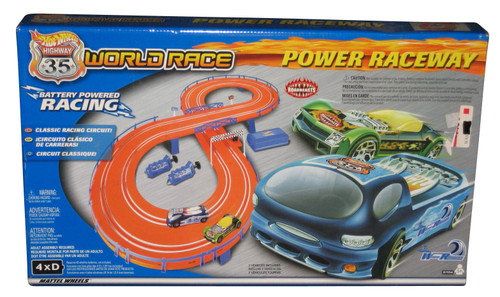 Hot Wheels Highway 35 World Race (2003) Power Raceway Toy Car Set