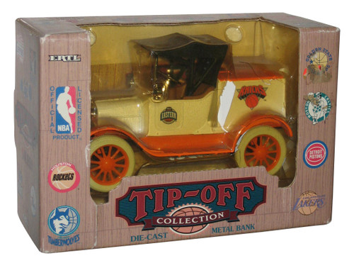 NBA Basketball Tip-Off (1994) Ertl Die-Cast Metal Bank Toy Car