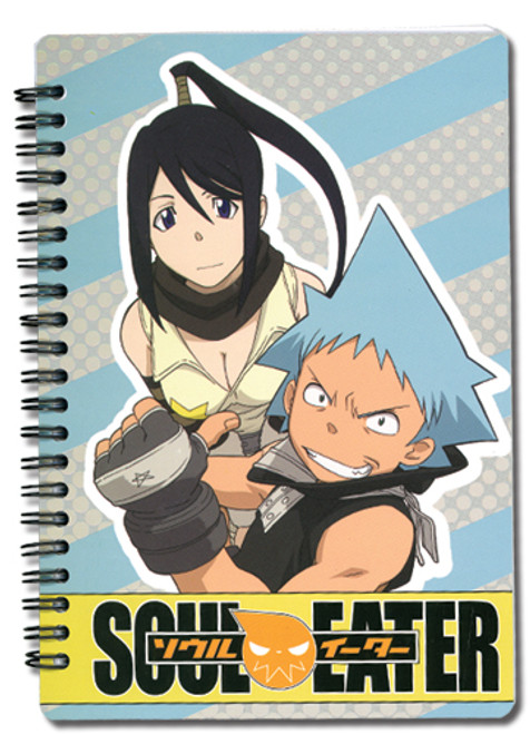 Soul Eater Black Star & Tsubaki Anime Spiral Notebook GE-4069