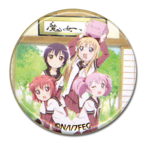 Yuri Yuri Classroom Group Characters 1.25" Anime Button GE-16243