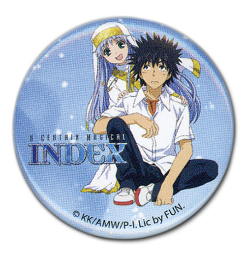 A Certain Magical Index & Touma 1.25" Anime Button GE-16173