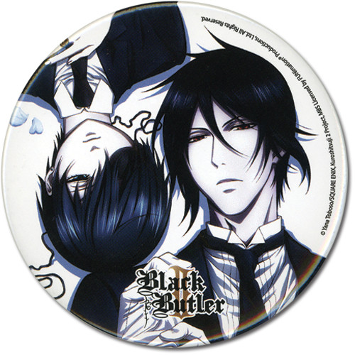 Black Butler 2 Sebastian & Ciel Anime 3-Inch Button GE-82043