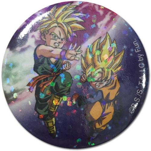 Dragon Ball Z Super Saiyan Trunks & Goten Anime Button GE-16878