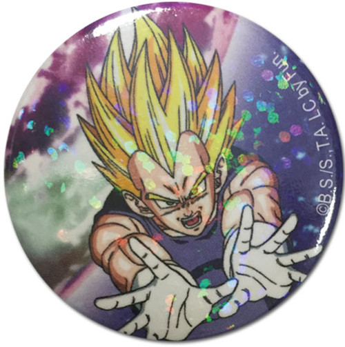 Dragon Ball Z Super Saiyan Vegeta Licensed Anime Button GE-16877