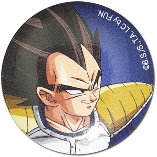 Dragon Ball Z Vegeta Licensed Anime Button GE-16659