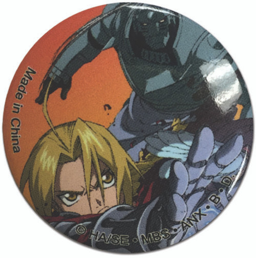 Full Metal Alchemist Edward & Alphonse Anime Button GE-16931