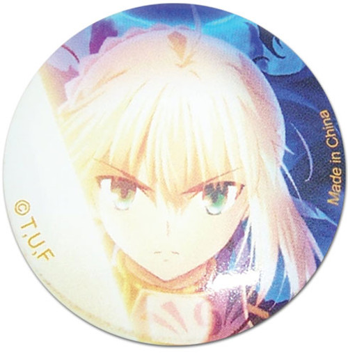 Fate Stay Night Saber Licensed Anime Button GE-16459