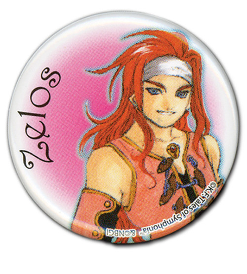 Tales of Symphonia Zelos Anime Button GE-16221