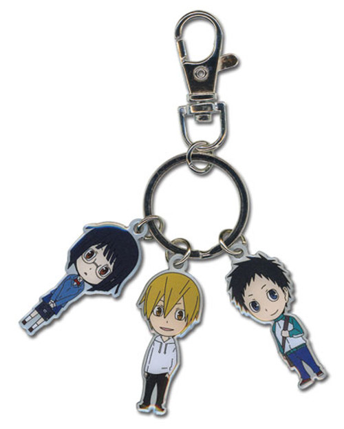 Durarara Mikado Masaomi Anri Anime Metal Keychain GE-5040