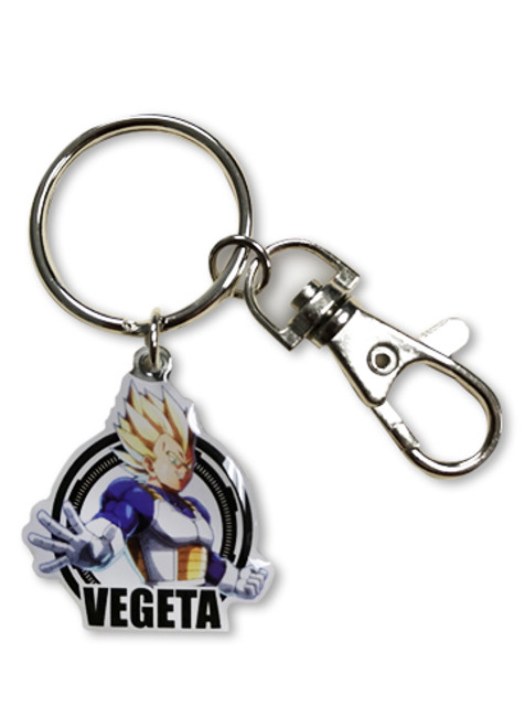 Dragon Ball Fighterz Vegeta Anime Metal Keychain GE-48202