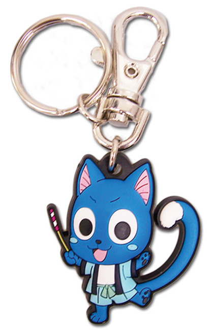 Fairy Tail Happy Yukata SD Anime PVC Keychain GE-36864