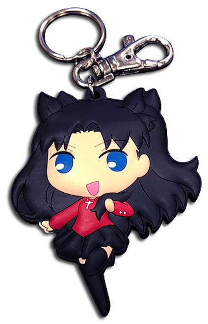 Fate Stay Night Rin SD Anime PVC Keychain GE-85160