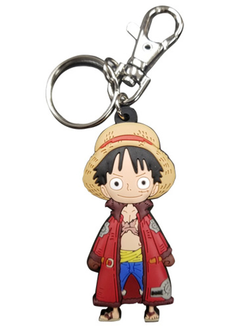 One Piece Luffy Anime PVC Keychain GE-48168