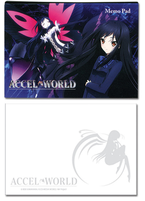 Accel World Kuroyukihime Anime Memo Pad GE-72036