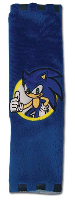 Sonic The Hedgehog Video Game Blue Seat Belt Strap Wrap GE-7889