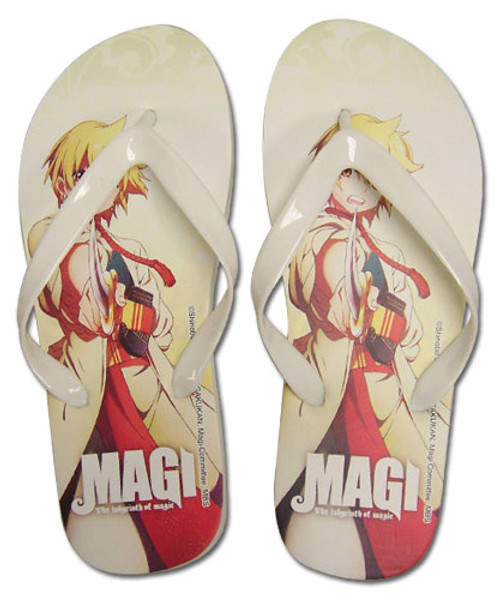 Magi Alibaba Girl's Adult Anime White Sandals GE-74531