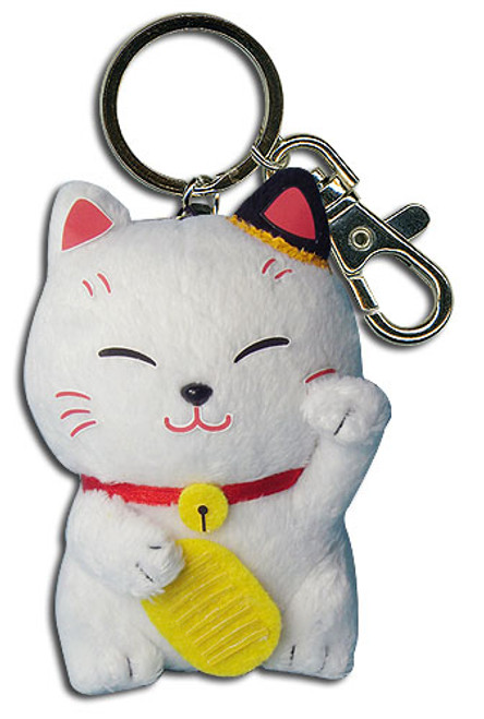 Lucky Cat Anime Plush Keychain GE-38608