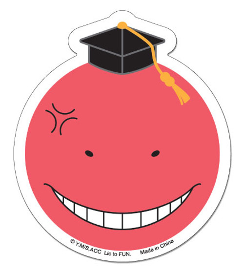 Assassination Classroom Red Korosensei Angry Face Anime Sticker GE-55423