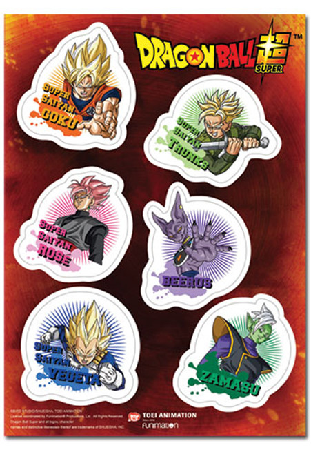 Dragon Ball Future Trunks Saga Anime Sticker Set GE-55634