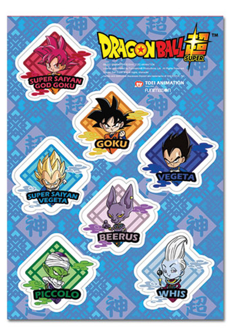 Dragon Ball Super SD Diamond Anime Sticker Set GE-55633