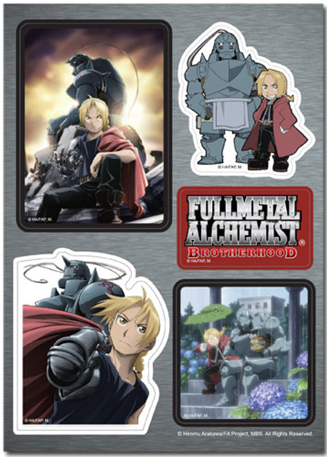 Full Metal Alchemist Brotherhood Anime Sticker Set GE-55556