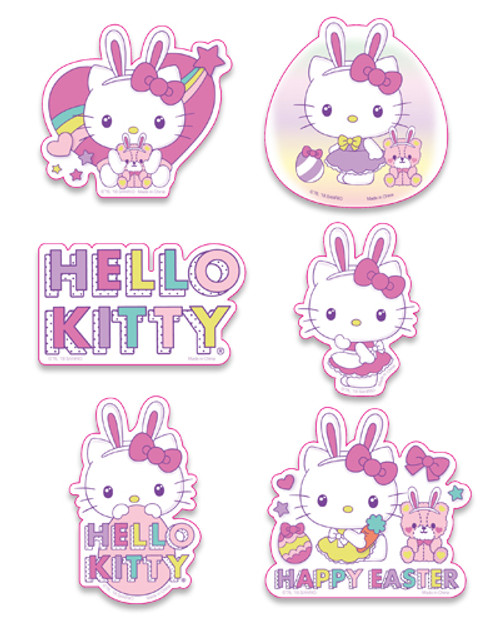 Hello Kitty Easter Holiday Anime Sticker Set GE-55765