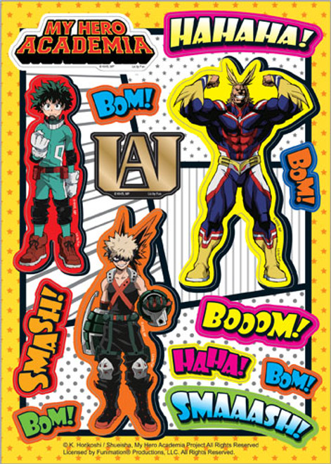 My Hero Academia Onomatopoeia Group Anime Sticker Set GE-55580