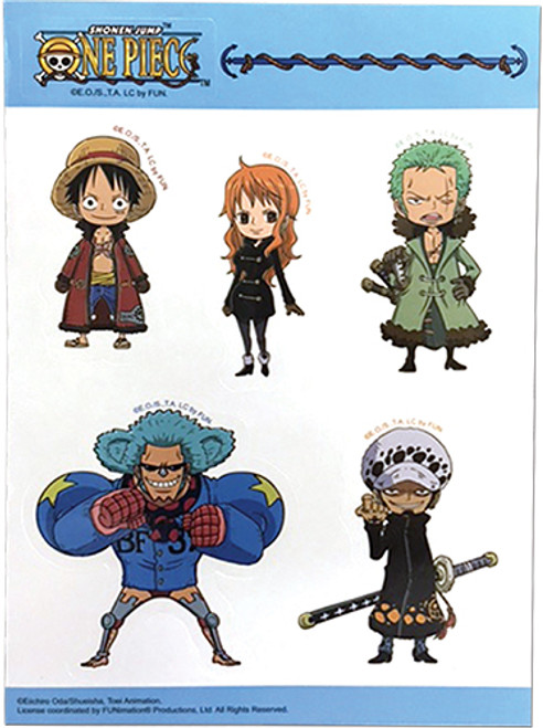 One Piece Group SD Anime Sticker Set GE-55524