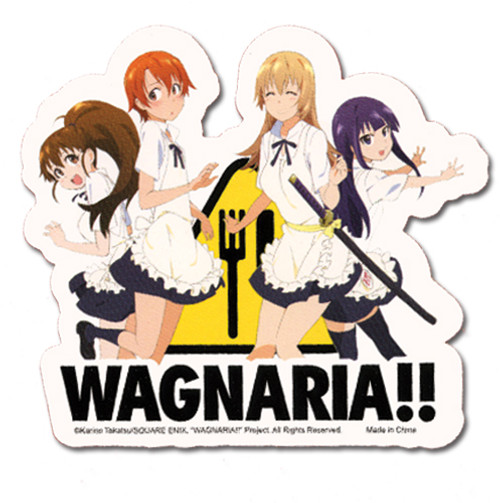 Wagnaria Characters Anime Sticker GE-55213