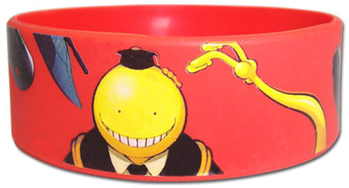 Assassination Classroom Korosensei & Weapons Anime PVC Wristband GE-54279