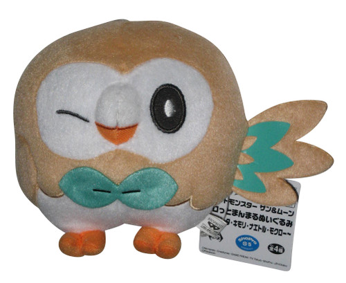 Pokemon Rowlet Banpresto Japan 5-Inch Anime Plush