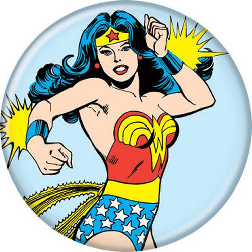 DC Comics Wonder Woman Bracelets Licensed 1.25 Inch Button 81074